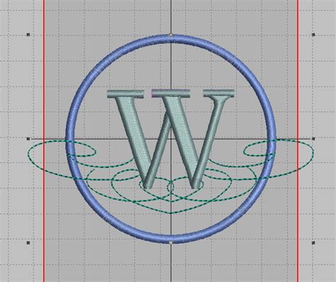 Creating Simple Monograms in Hatch Embroidery Software – FREE Monogram Design | Hatch Blog