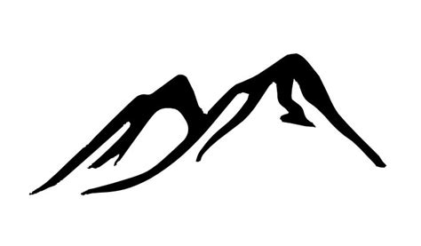 Mountain Clipart Black And White & Mountain Black And White Clip Art Images - HDClipartAll