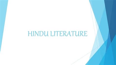 Introduction to Indian Literature