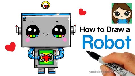 Cute Easy Simple Robot Drawing - Goimages Live