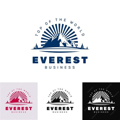 Premium Vector | Everest logo template design