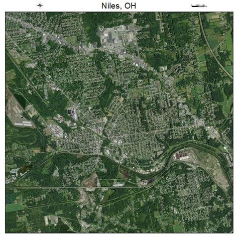 Aerial Photography Map of Niles, OH Ohio