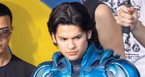 Xolo Maridueña Seen On ‘Blue Beetle’ Set For First Time In Full Costume ...