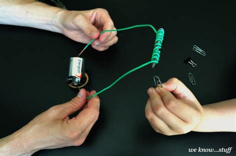 Science Project: Make An Electromagnet With Kids (Battery Magnet)