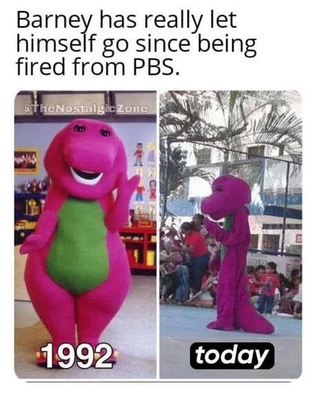 Best Funny barney the dinosaur Memes - 9GAG