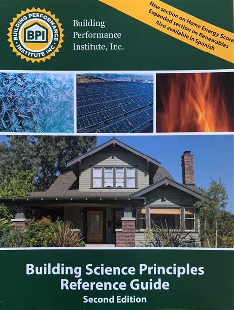 BPI Building Science Principles Reference Guide - Homestead Sage