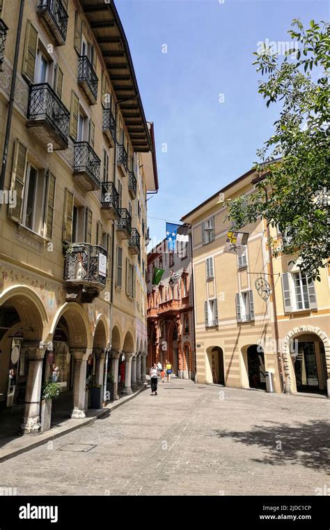 Switzerland, Canton Ticino, Bellinzona, old town Stock Photo - Alamy