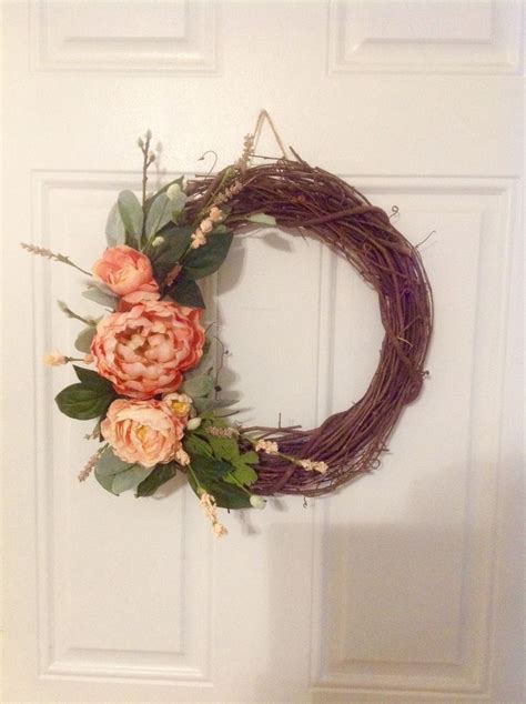 Spring wreath. Supplies purchased from Hobby Lobby. #wreaths #spring #summerwreath | Summer ...