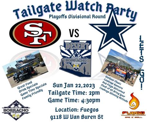 Tailgreeter - Dallas Cowboys Watch Party at Fuegos Bar and Grill