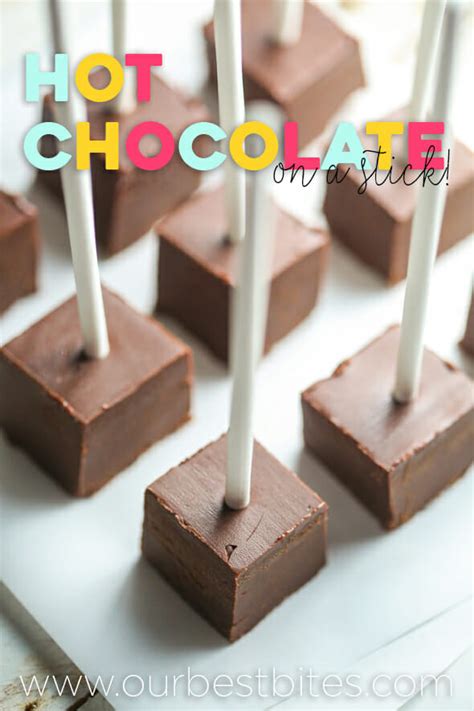 Hot Chocolate on a Stick - Our Best Bites