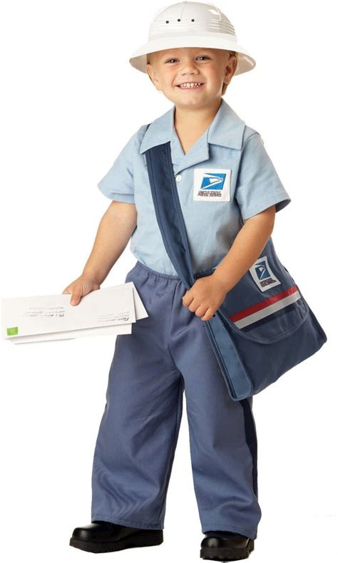 Size: Medium #00044 United States Mail Carrier Postman USPS Mailman Toddler Costume