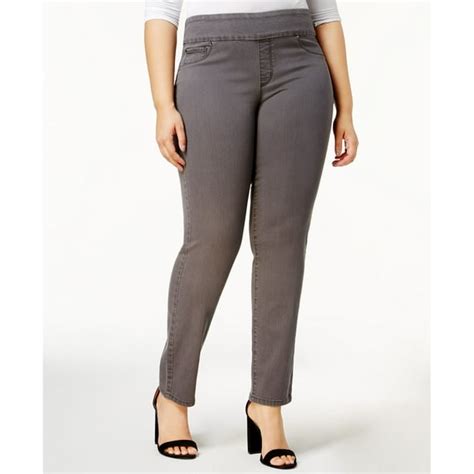 Charter Club - Charter Club - Cambridge Pull-On Slim-Leg Jeans - Plus Size - 18W - Walmart.com ...