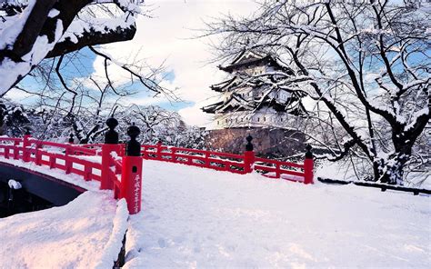 HD Temple in the winter Wallpaper | Download Free - 149274