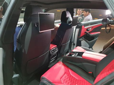 Lamborghini Urus rear-seat entertainment system India launch