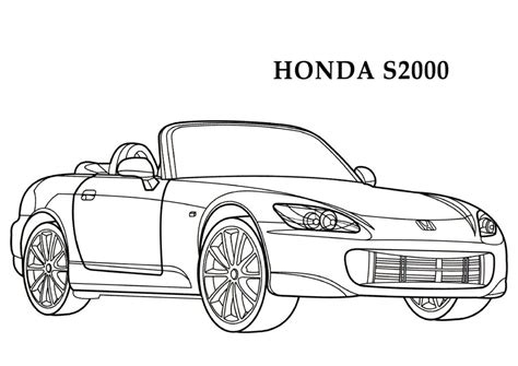 Honda Truck Coloring Page