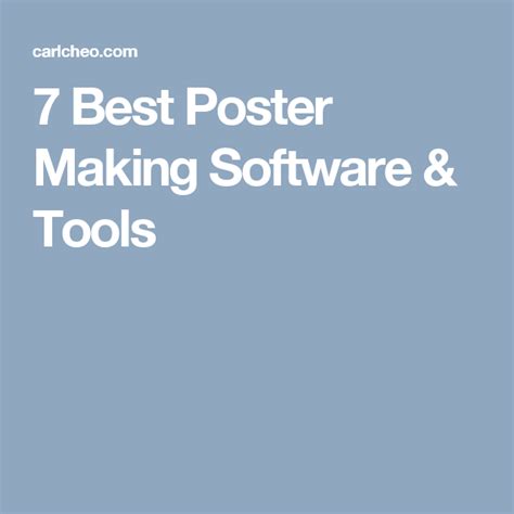 7 Best Poster Making Software & Tools Free Landscape Design Software, Poster Design Software ...