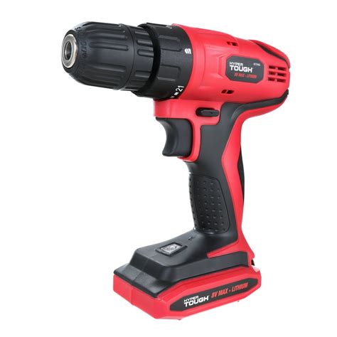 Hyper Tough 8V Max Cordless Drill, 3/8 inch Chuck, Non-removable 1.5Ah Battery with Charger, Bit ...