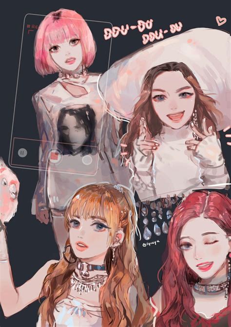 My love ~~ Blackpink ️ | Blackpink, Black pink kpop, Fan art