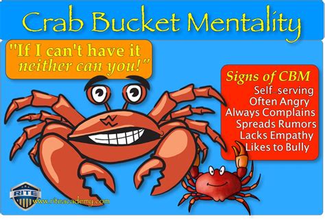 Crab Bucket Mentality is a form of Workplace Misconduct | Cultural ...