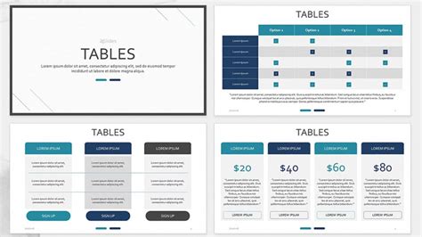 Powerpoint Table Template