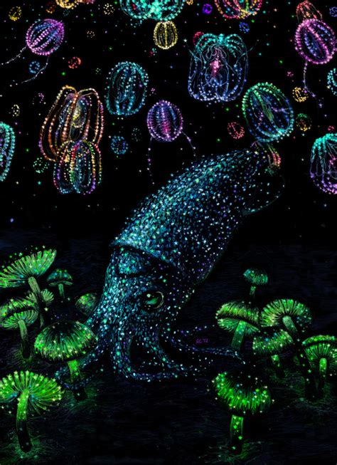 bioluminescence by Banvivirie on DeviantArt