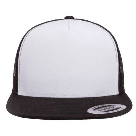 Flexfit Yupoong Classic White Front Panel Adjustable Trucker Cap – 2040USA