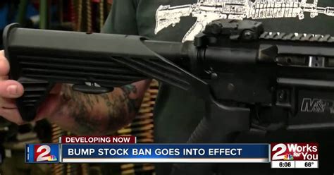 Federal bump stock ban goes into effect