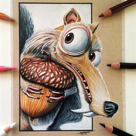 Scrat Drawing - Ice Age Fan Art by LethalChris on DeviantArt