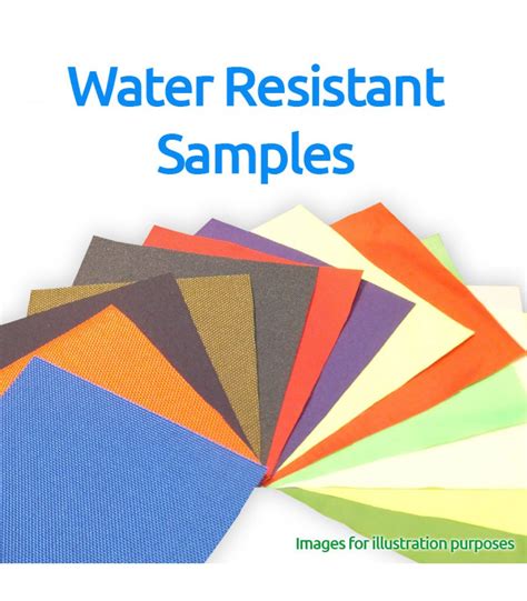 Water Resistant Fabrics Sample Pack