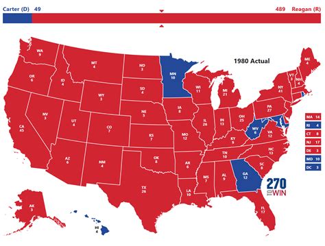 Presidential Election of 1980 - 270toWin