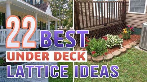 22 Best Under Deck Lattice Ideas For Maximizing Your Unused Outdoor ...