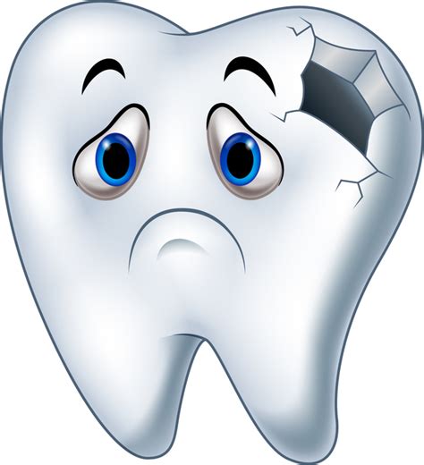 Cartoon tooth decay vector free download