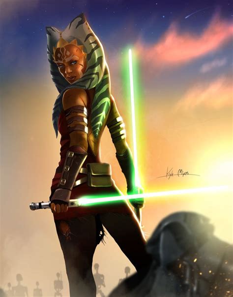 Ahsoka Tano by https://kmjoen.deviantart.com on @DeviantArt Star Wars Film, Star Wars Fan Art ...