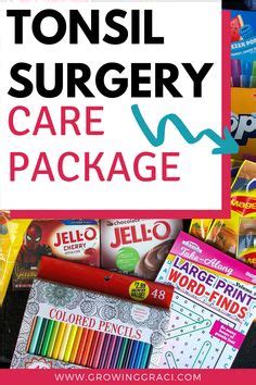 Tonsil surgery isn't something a child looks forward to. Check out these care package ideas to ...