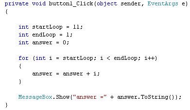 Logic Errors in C# .NET