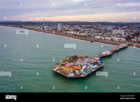 Brighton Seafront in the UK Stock Photo - Alamy