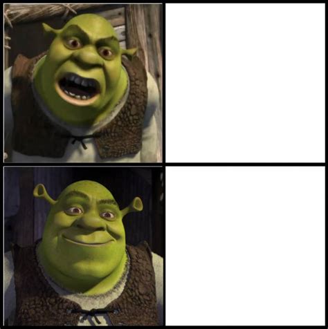 Shrek Angry Blank Template - Imgflip