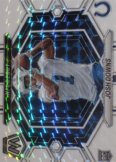 Josh Downs 2023 Mosaic #ND-15 NFL Debut - White /25 PSA 10 Price Guide - Sports Card Investor