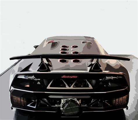 Lamborghini Sesto Elemento Digital Art by Thespeedart - Fine Art America