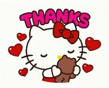 Hello Kitty Thanks GIF - HelloKitty Thanks ThankYou - Discover & Share GIFs