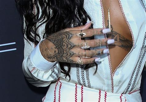 Rihanna Gun Tattoo Removed