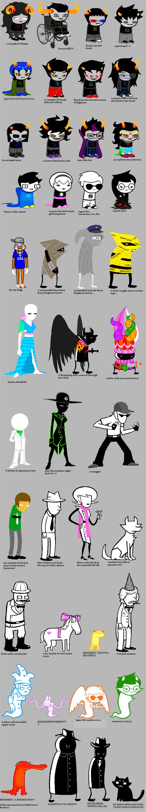 homestuck characters by SuperWafflez on DeviantArt