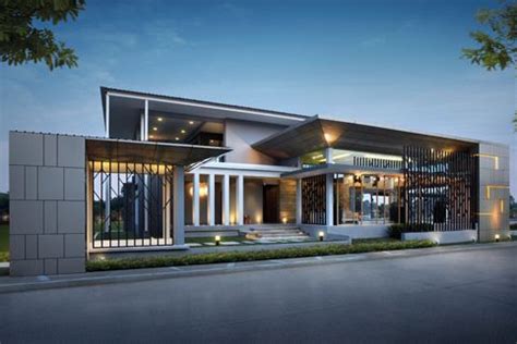 Club house Architecture @ Saransiri Phaholyotin - Saimai | ภายนอกบ้าน, สถาปัตยกรรมสมัยใหม่ ...