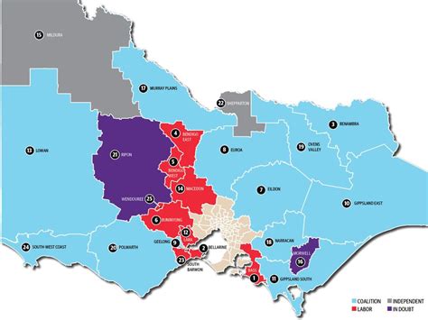 Victorian electoral map: Independents rule rural while regional cities go red | The Weekly Times