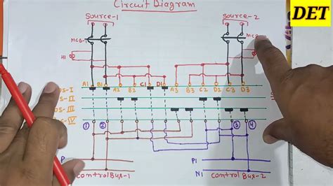 Explain & Working about 4 Pole 3 Posi Selector Switch & Using in two Trafo Interlocking circuit ...