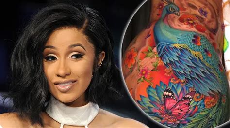 Cardi B shocks fans with epic peacock tattoo in before and after photos - Capital XTRA