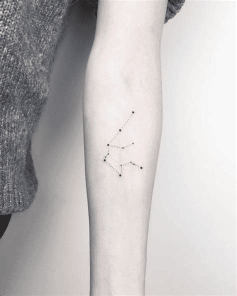 Aquarius Constellation Tattoos