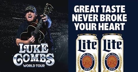 Luke Combs & Miller Lite Join Forces for 2023 World Tour