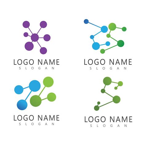 DNA logo illustration vector template 15707321 Vector Art at Vecteezy