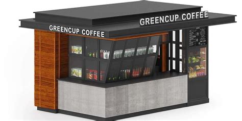 Coffee Outdoor Booth & Food Outdoor Counter with Unique Design | Cafe ...